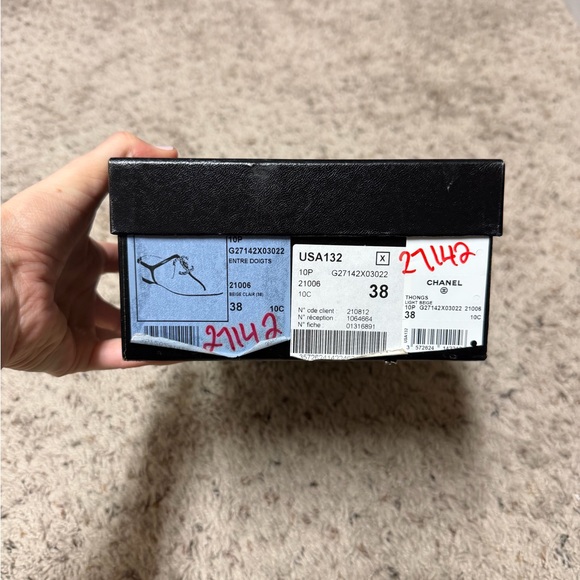 CHANEL Black Shoe Box - Picture 2 of 5